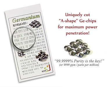 Germanium Titanium Bracelet that come with a korean language certificate