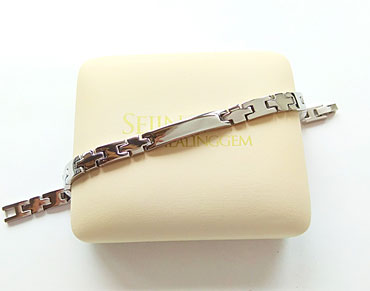 Titanium Germanium Bracelet comes with Jewel Box packing