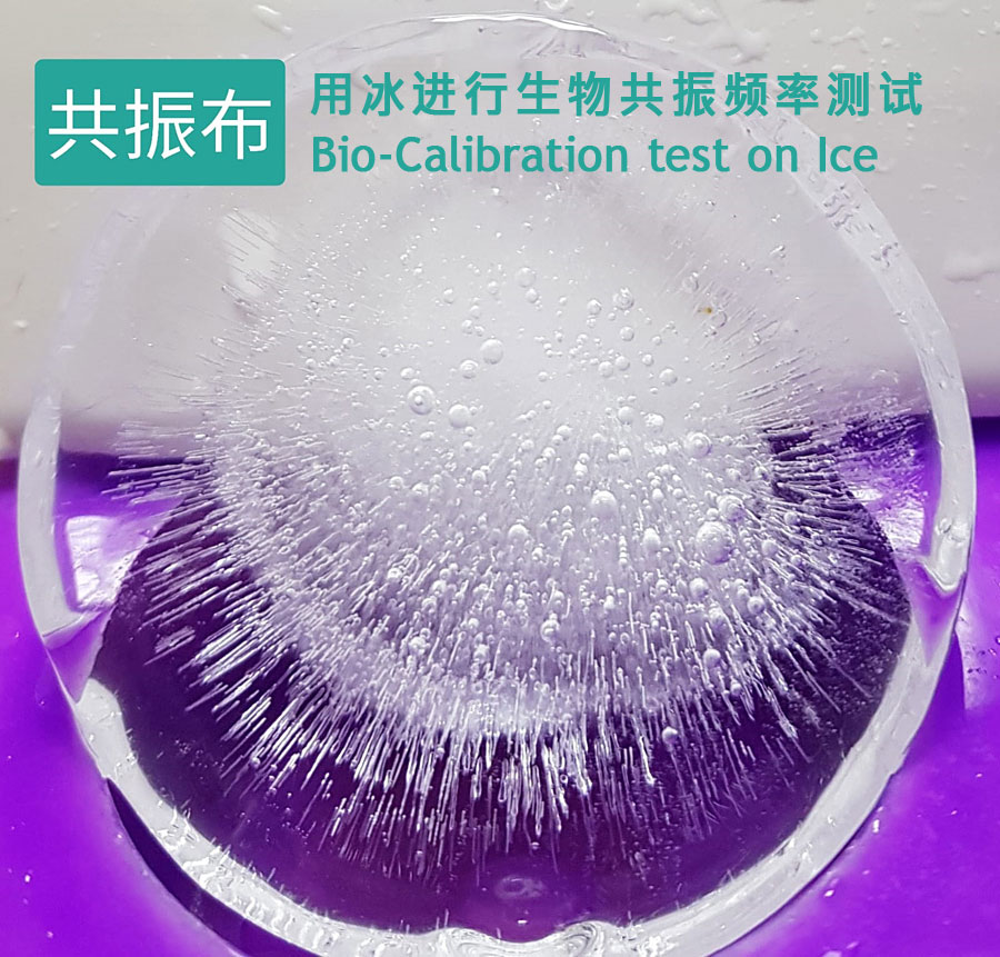 Bio-Calibration Frequency test on Ice